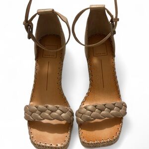 Dolce Vita Women's Beige Braided Sandals